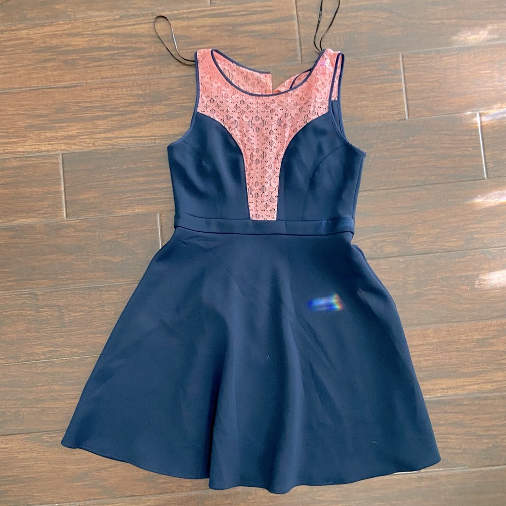 New, Blue-36, Wms fit and flare dress, Sz 12